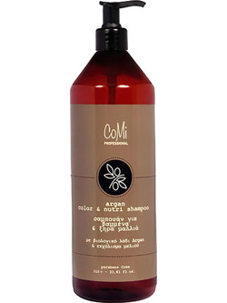 Comi Argan Color & Nutri Σαμπουάν για Προστασία Χρώματος για Βαμμένα Μαλλιά 1lt