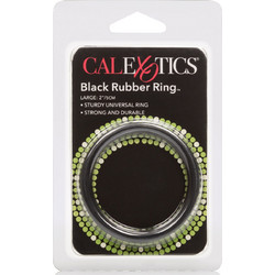 CalExotics Rubber Ring Large Ελαστικό Δαχτυλίδι Πέους Σιλικόνης 5cm Μαύρο