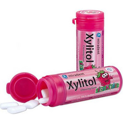 Xylitol Οδοντότσιχλα Φράουλας για Παιδιά 30τμχ