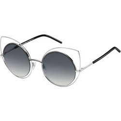 Marc Jacobs MARC 10/S 10F9O Γυναικεία Γυαλιά Ηλίου Cat Eye Μεταλλικά Ασημί με Μαύρο Degradee Φακό