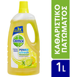 Dettol Anti-Bacterial Power & Fresh Γενικής Χρήσης Λεμόνι 1lt