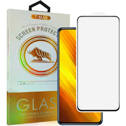 Tmax Full Glue 3D Tempered Glass Αντιχαρακτικό Γυαλί Οθόνης για Xiaomi Poco X3 NFC / X3 Pro Black