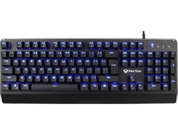 Meetion MK01 Μηχανικό Gaming Πληκτρολόγιο με Custom Blue Διακόπτες RGB Black