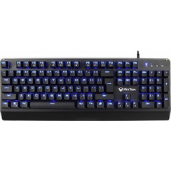 Meetion MK01 Μηχανικό Gaming Πληκτρολόγιο με Custom Blue Διακόπτες RGB Black