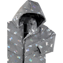 Name It Παιδικό Μπουφάν Χειμωνιάτικο Puffer Γκρι 13192486