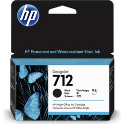 HP 712 Black Μελάνι Εκτυπωτή Inkjet 3ED70A