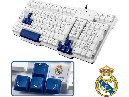 Real Madrid Gaming Πληκτρολόγιο White