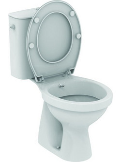 Ideal Standard Ulysse Σετ Λεκάνη Τουαλέτας Μπάνιου με Μπιντέ Κάτω Σιφόνι 37χ64