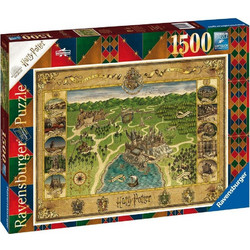 Puzzle Ravensburger Harry Potter Χάρτης Hogwarts 1500 Κομμάτια