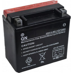 GN Μπαταρία Μοτοσυκλέτας EBX14-BS 200A 12Ah