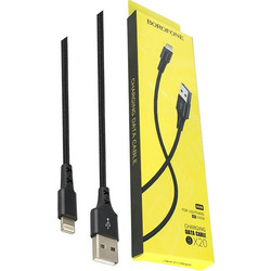 Borofone USB-A to Lightning Cable 1m Black BX20