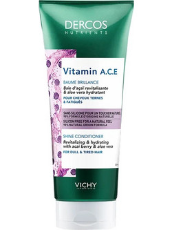 Vichy Dercos Nutrients Vitamin A.C.E Shine Conditioner για Επανόρθωση για Ξηρά & Ταλαιπωρημένα Μαλλιά 200ml