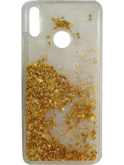 Θήκη TPU Με Υγρό Glitter Για Xiaomi Mi Max 3 Χρυσό