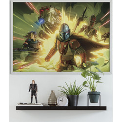 ΑΦΙΣΑ DISNEY STAR WARS 47591 (ΞΥΛΙΝΗ/PLEXIGLASS ΑΣΠΡΗ ΚΟΡΝΙΖΑ) 30x40cm