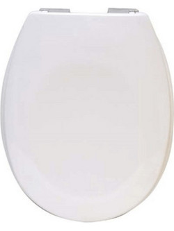 Import Hellas No300-1 Καπάκι Λεκάνης Οβάλ από Βακελίτη Soft Close Λευκό 45.5x37.1cm MKP-300-1