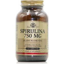 Solgar Spirulina 750mg 80 Κάψουλες