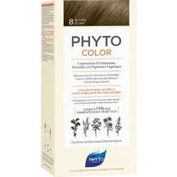 Phyto PhytoColor 8 Ξανθό Ανοιχτό Φυτική Μόνιμη Βαφή Μαλλιών Χωρίς Αμμωνία 50ml