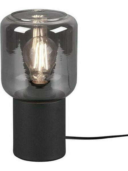 Trio Lighting R50591032 Πορτατίφ Ε27 Διαφανές Μαύρο Φ13xΥ24cm