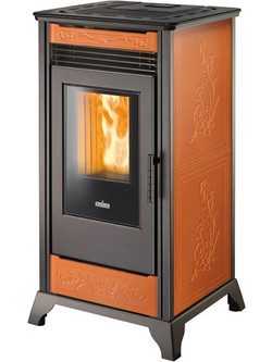 Ravelli RV 110 Σόμπα Pellet Αερόθερμη 11kW