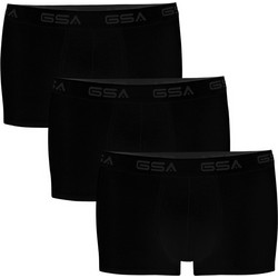 GSA Ανδρικά Μποξεράκια Σετ 3Pack Μαύρα 171204-01