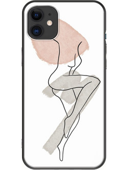 Θήκη Lady iPhone 11 Black TPU (Μαύρη Σιλικόνη)