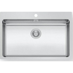 Pyramis Inset Ledge Ένθετος Νεροχύτης Inox 76x50.5cm 101061501