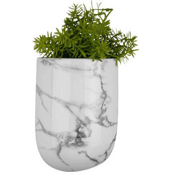 Present Time Marble PT3737WH Κασπώ Επιτοίχιο Λευκό 14.8x7cm