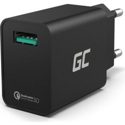 Green Cell Φορτιστής Χωρίς Καλώδιο με Θύρα USB-A 18W Quick Charge 3.0 Black CHAR06