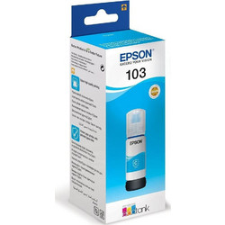 Epson 103 Cyan Μελάνι Εκτυπωτή Inkjet C13T00S24A