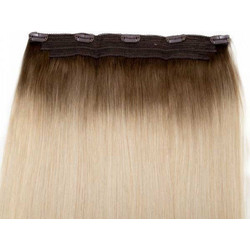 Seamless1 Coffee n Cream Clip In 1 Piece Remy Hair 55cm