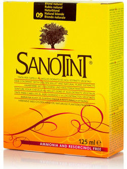 Sanotint Classic 09 Ξανθό Φυσικό Φυτική Ημιμόνιμη Βαφή Μαλλιών Χωρίς Αμμωνία 125ml