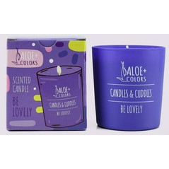 ALOE+ COLORS SCENTED CANDLE BE LOVELY