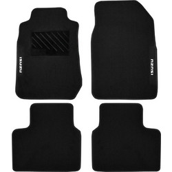 Πατάκια δαπέδου μοκέτας Tuft ανθρακί για Isuzu D-Max (II) 2D Extended Cab 4τμχ