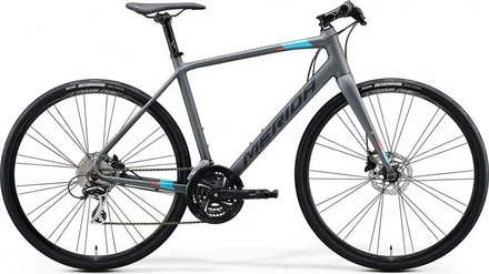 Ποδήλατο Merida Speeder 100 2021 Ποδήλατο Trekking 28" Αλουμινίου με 24 Ταχύτητες Γκρι
