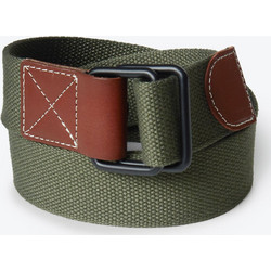 Funky Buddha BELTS Ανδρική Ζώνη Δερμάτινη Χακί FBM00533110-KHAKI