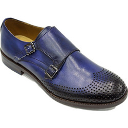 WOW FONDO PARIGI RIPORTO SHOES VITELLO RIPORTO SHOES LEATHER BLUE