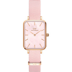 Daniel Wellington Γυναικείο Ρολόι με Ροζ Υφασμάτινο Λουράκι DW00100509