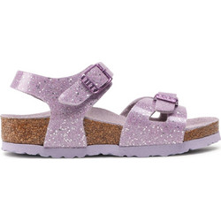 Birkenstock Rio Παιδικά Πέδιλα για Κορίτσι Ανατομικά με Γκλίτερ Λιλά 102220