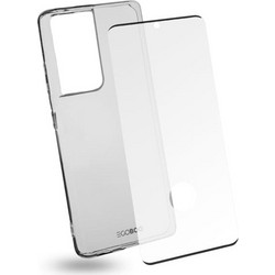 Θήκη Προστασία οθόνης Samsung Galaxy S21 Ultra - Egoboo Back Cover Case - Διάφανο