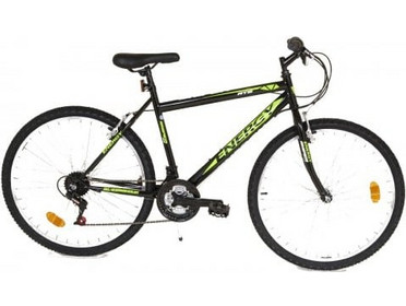 Energy Sniper Mountain Bike 26" με 18 Ταχύτητες Μαύρο Πράσινο