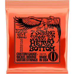 Ernie Ball 2615 Σετ 7 Χορδές Ηλεκτρικής Κιθάρας Nickel Plated Steel 10-62" Mixed Tension