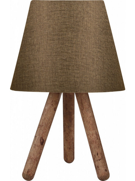 HomeMarkt HM7598.04 Πορτατίφ Ε27 Καφέ Φ22xΥ32cm