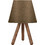 HomeMarkt HM7598.04 Πορτατίφ Ε27 Καφέ Φ22xΥ32cm