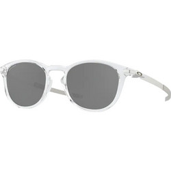 Oakley Pitchman ΟΟ 9439 02 Ανδρικά Γυαλιά Ηλίου Στρογγυλά Κοκάλινα Διαφανές με Μαύρο Καθρέπτη Φακό