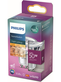 Philips GU10 LED Spot Scene Switch 4.8W (50W) (LPH02599) (PHILPH02599)