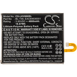 BL-T46 LG HSP (Compatible) for V60 ThinQ 5G, V600QM5, LMV600TML 4900mAh BL-T46