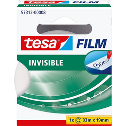 Tesa Κολλητική Ταινία Tesafilm Invisible 19mm x 33m