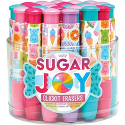 OOLY 112-106 UNIQUE SUGAR CLICKIT ERASERS
