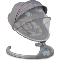 Cangaroo i-Swing Relax Μωρού Κούνια με Μουσική έως 9kg Γκρι 3800146248116