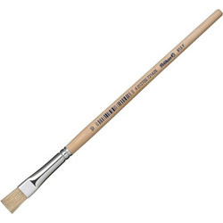 Pelikan 613F Πινέλο Ζωγραφικής No8 Πλακέ με Φυσική Τρίχα 721415